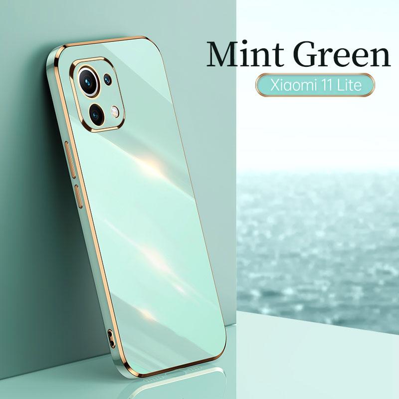 Für Xiaomi 11 Lite 5G Ne Hülle Schutz Galvanisiert Stoßfest Xiaomi 11 13Lite Poco X3 F2Pro Hülle Abdeckung Silikon TPU Weich