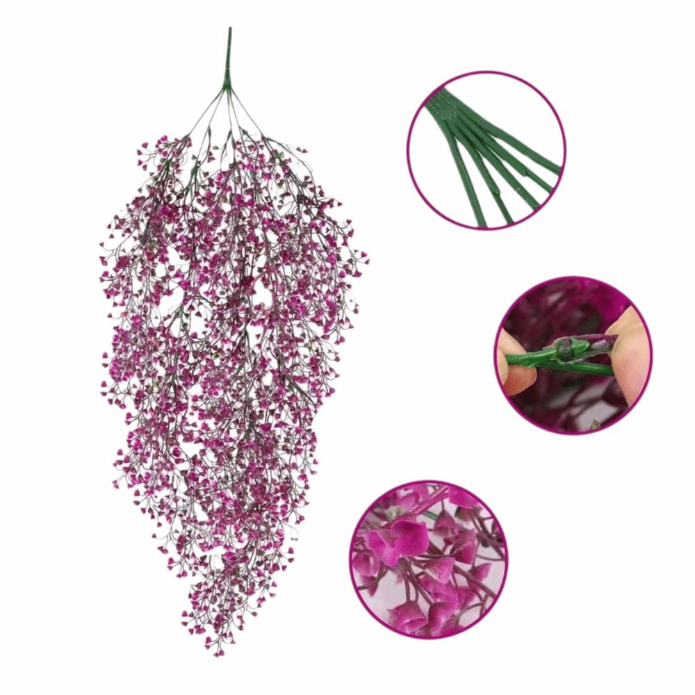 

Willow Green Fake Flowers UV Resistant Golden Bell Willow Garland Design Green Garland Room Decor