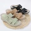 Wedge Sandals For Women Dressy: Summer Walking Sandals Woman Comfortable Slip On Casual Open Toe Hollow Out Low Wedge Shoes