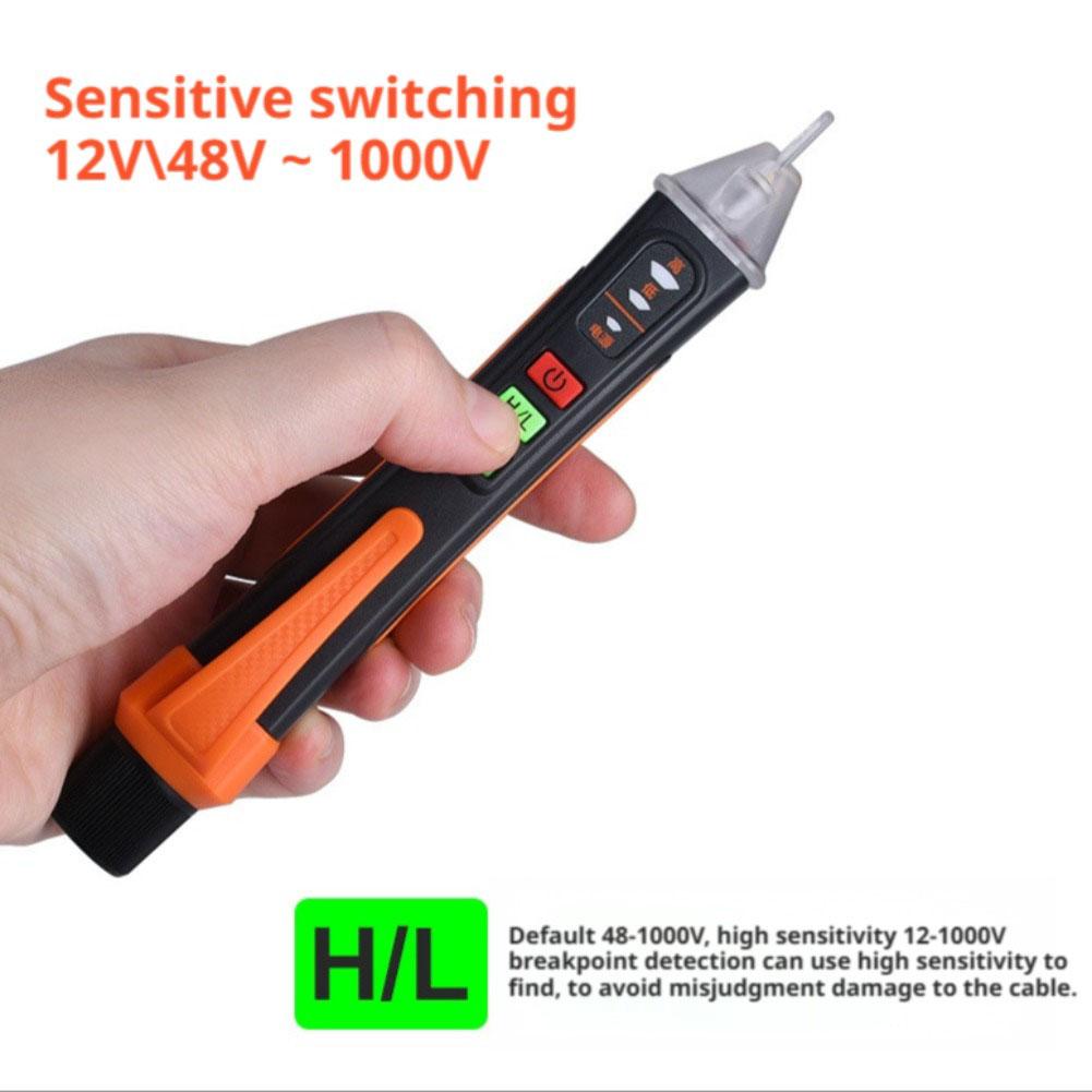Voltage Detector Smart Non-Contact Voltage Tester Pen Meter 12-1000V Current Electric Sensor Test Pencil Voltage Indicator