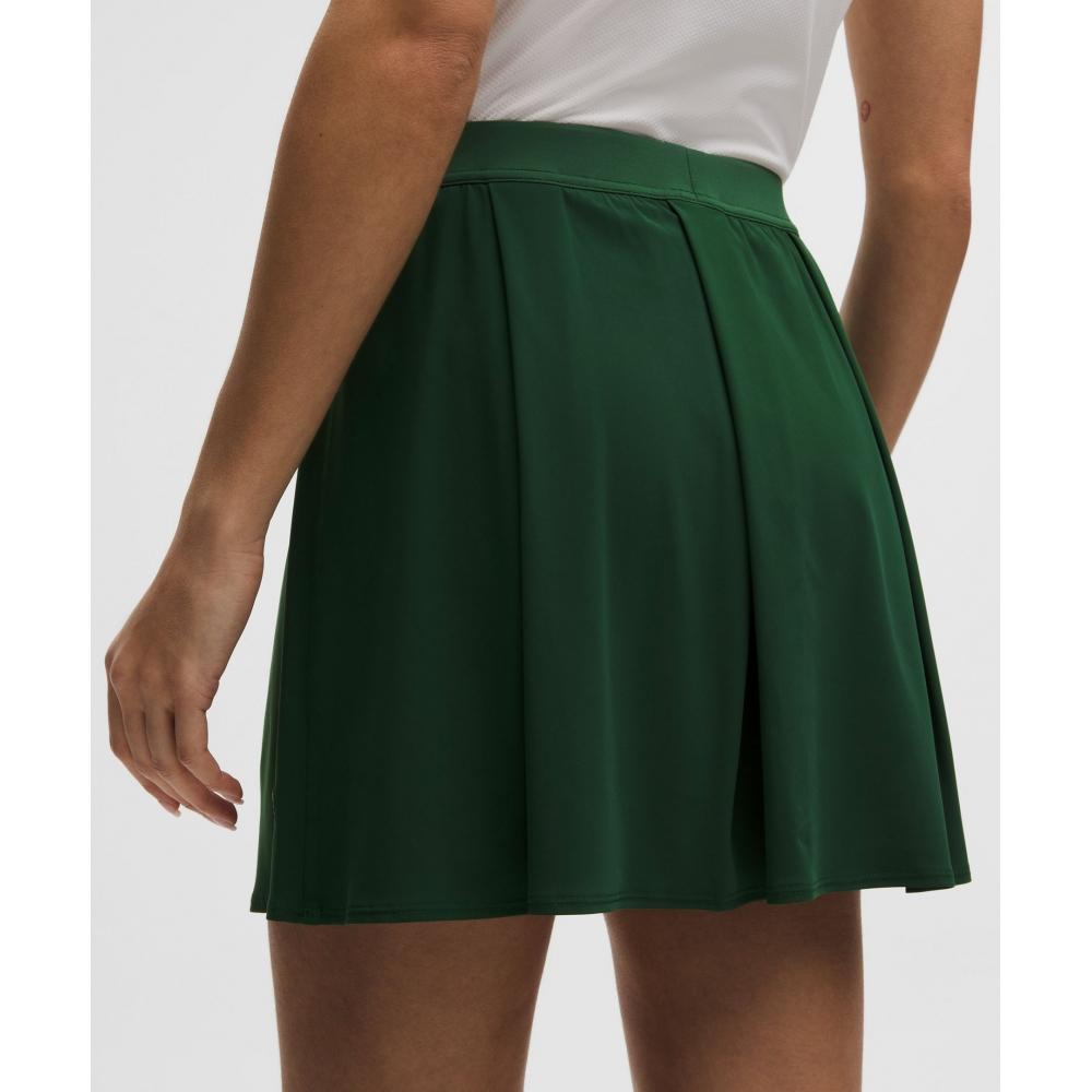 Lululemon Angled Pleat High Rise Tennis Skirt Ivy Grove