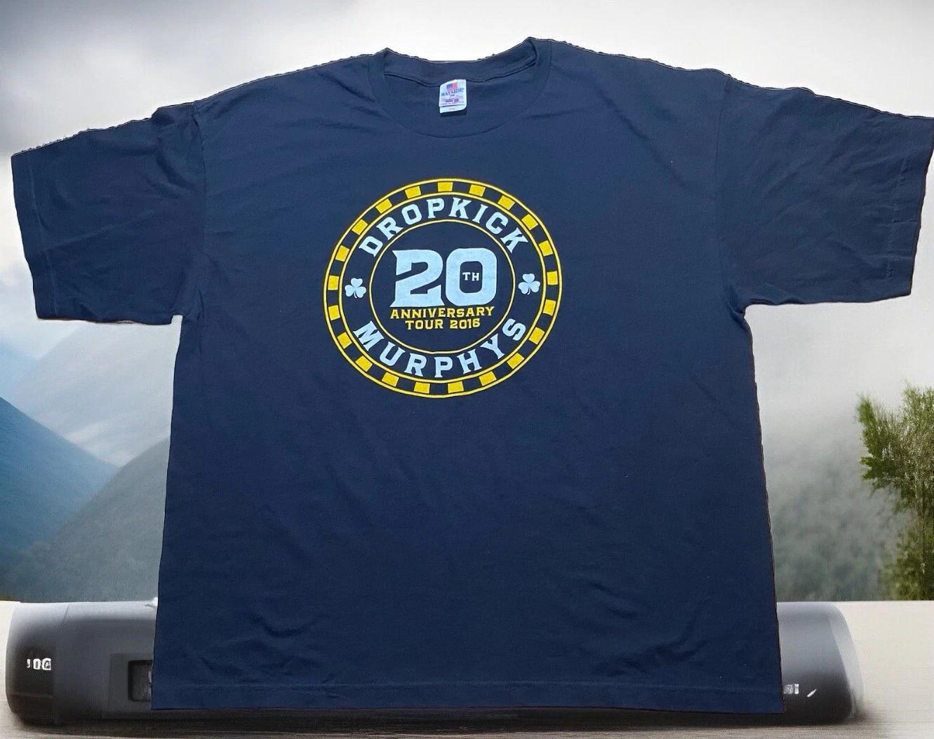 Dropkick Murphys 2016 Tour T-Shirt 20th Anniversary 2XL NEW Concert Celtic Punk M