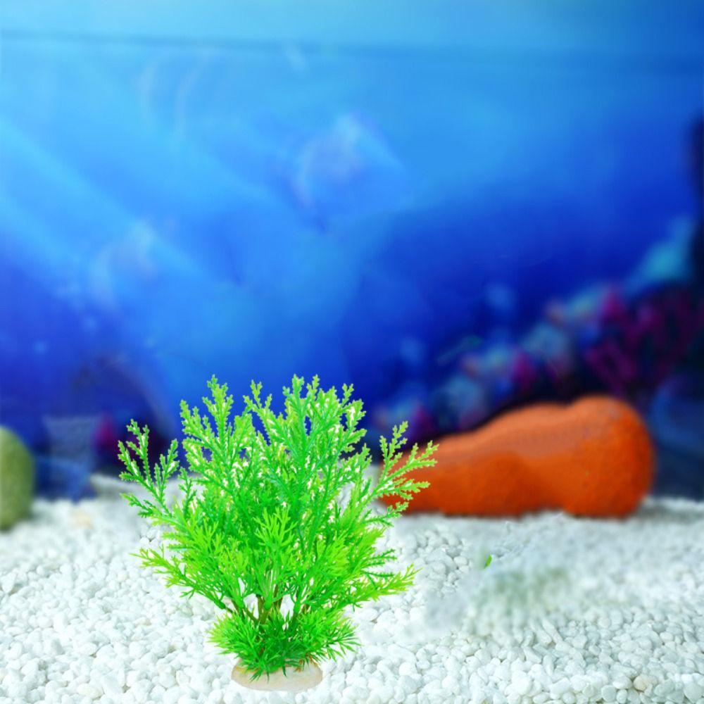 2pcs Simulated Aquatic Plants Creative Artificial Seaweed Water Grass Crafts Fake Grass  Props