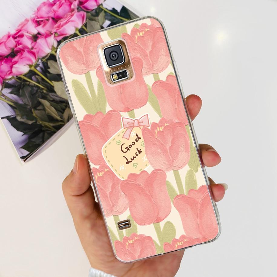 For Samsung Galaxy S5 Case G900F G900I i9600 S 5 Back Cover Cool Painted Soft Silicone Clear Phone Case For Samsung S5 Neo Coque