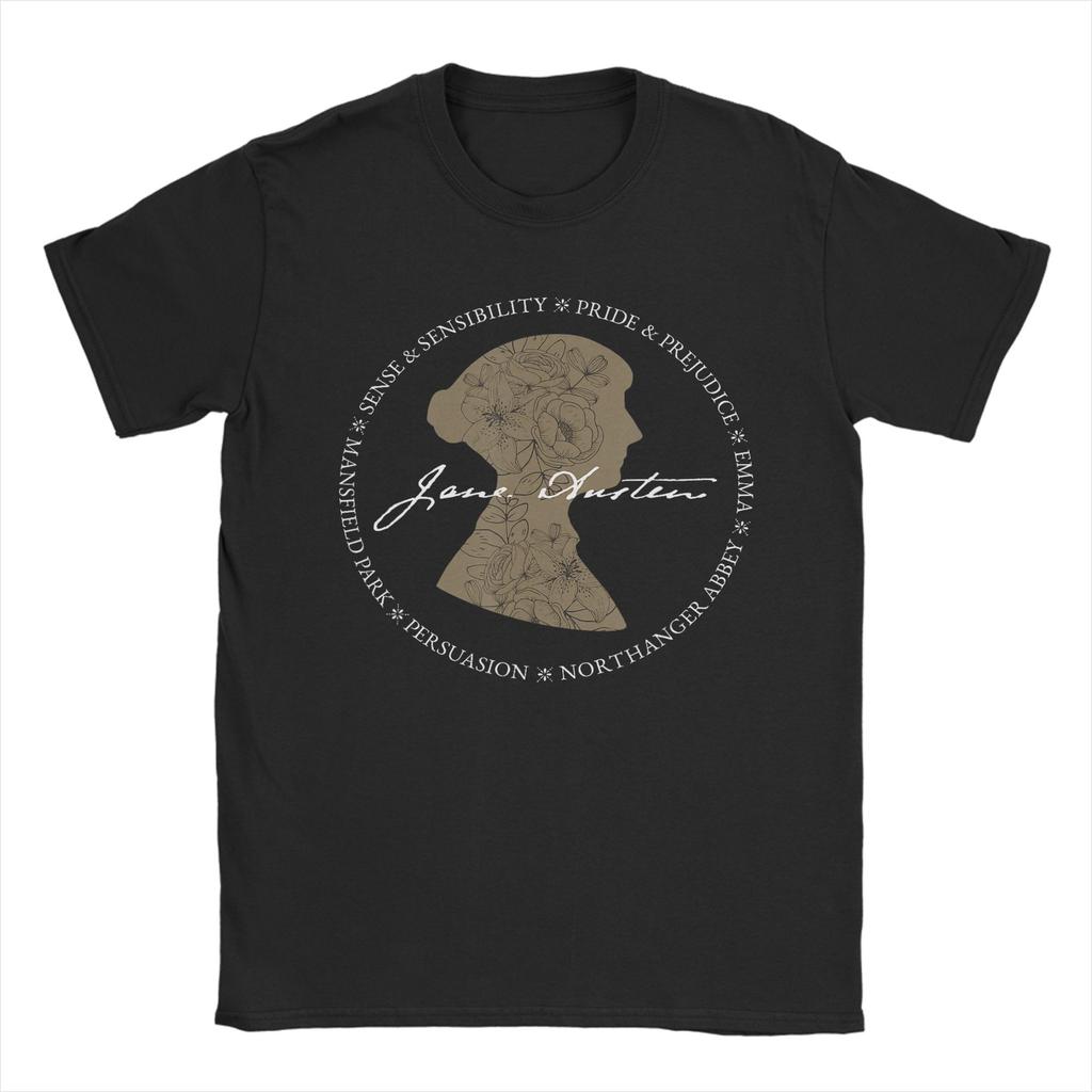 Jane Austen Pemberley Pride and Prejudice TShirt Unisex Novelty 100 Cotton Tee Shirt O Neck Short Sleeve T Shirt 4XL 5XL 6XL Tops