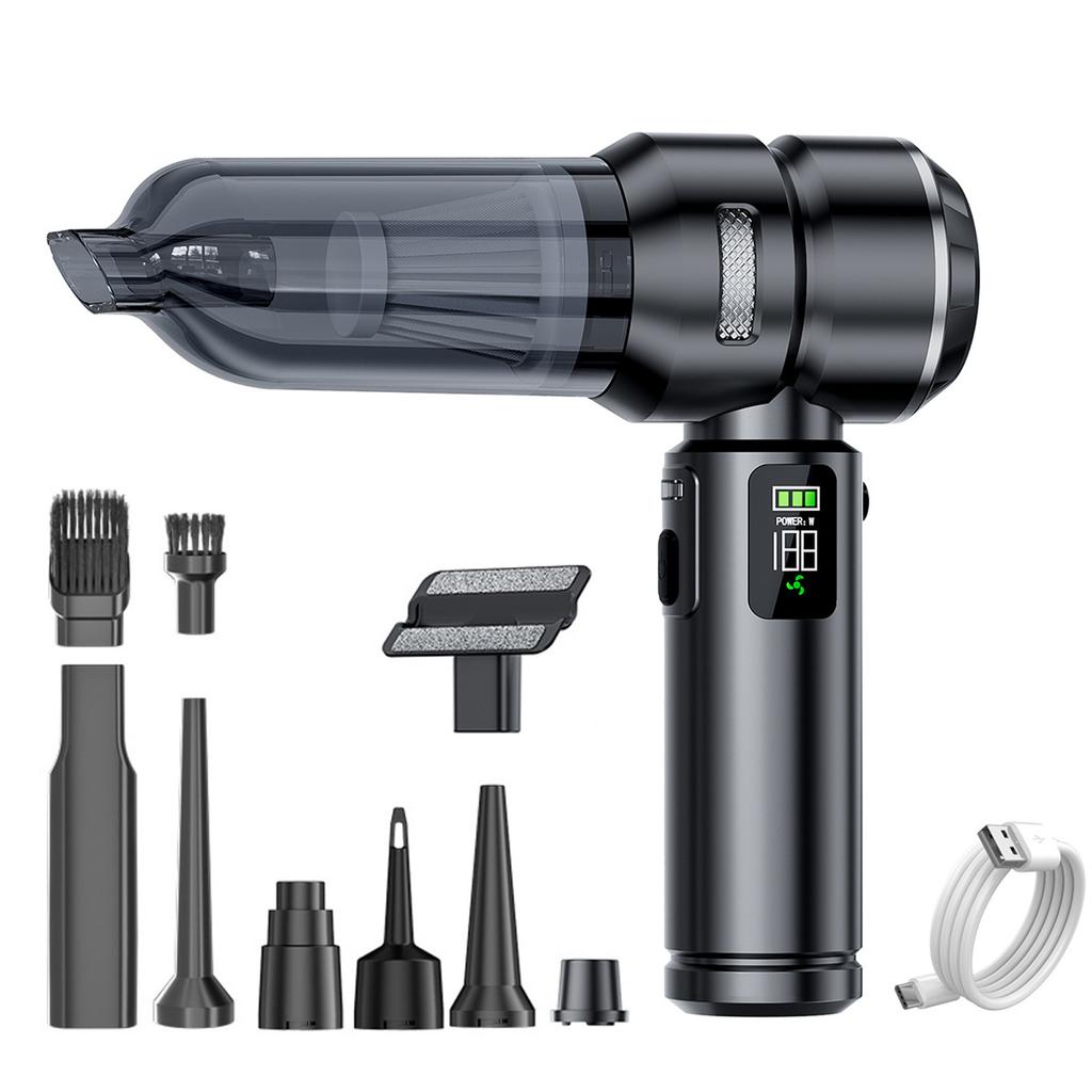 Cordless Handheld Vacuum Cleaner For Wet/Dry Messes,  Design, Ideal For Kitchen Spills, Car Detailing, Workshop Use(Black)