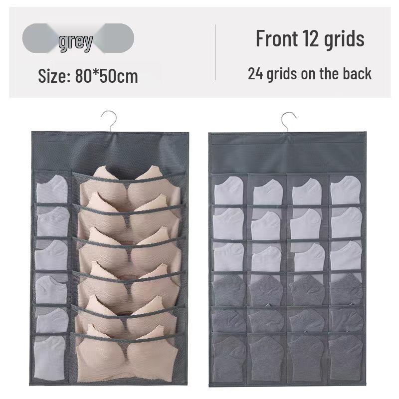 Double-Sided Hanging Bra & Underwear Organizer