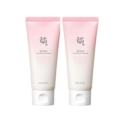 [1+1] Meruňkový Květinový Pelingový Gel 100ml × 2 – Jemný Exfoliační & Vyhlazující Gel Duo Set