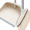 Soft Bristle Broom & Dustpan Set with Scraper