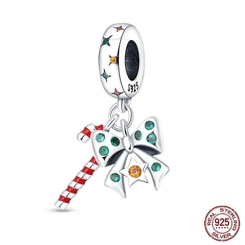 

copper Snowflake Christmas Tree Ski Boots Charm Bead Charms Bead Charms Compatible With Authentic Bracelets Fine Do It Yourself Christmas Jewellery