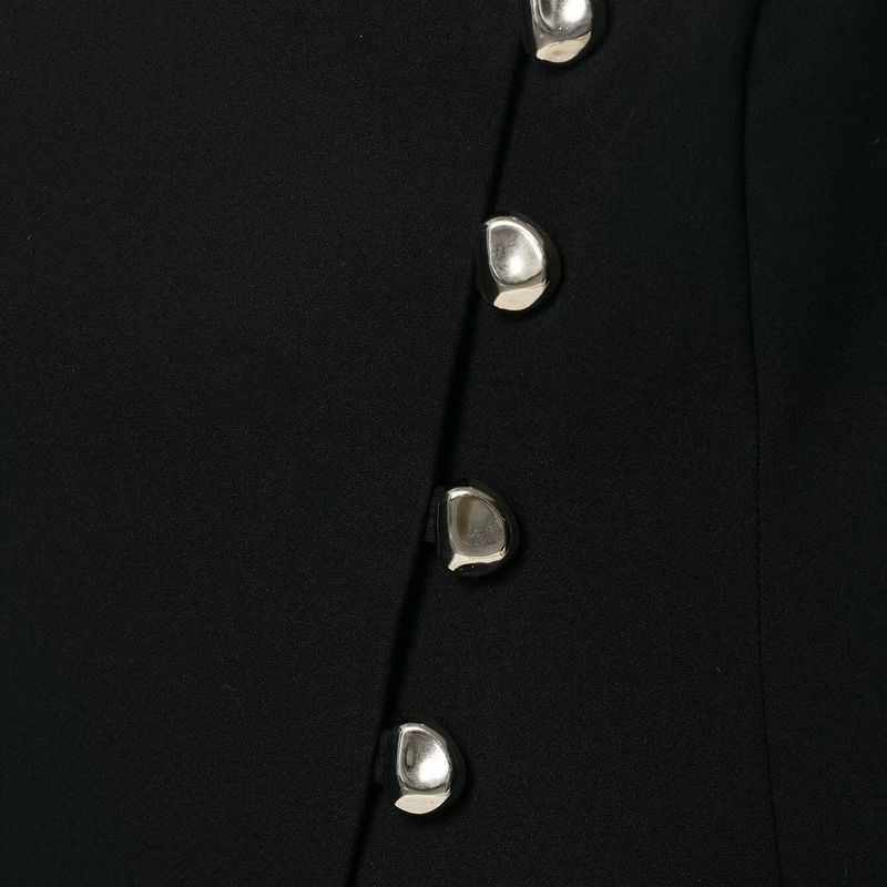 Kaslead New Women Clothes Western Style Fashion Simple Slim Fit Button Sling Top 8324696