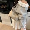 New Sense of Luxury Solid Zipper PU Pillow Shoulder Bags for Women 2026 High Quality Temperament Classic Commute Crossbody Bags