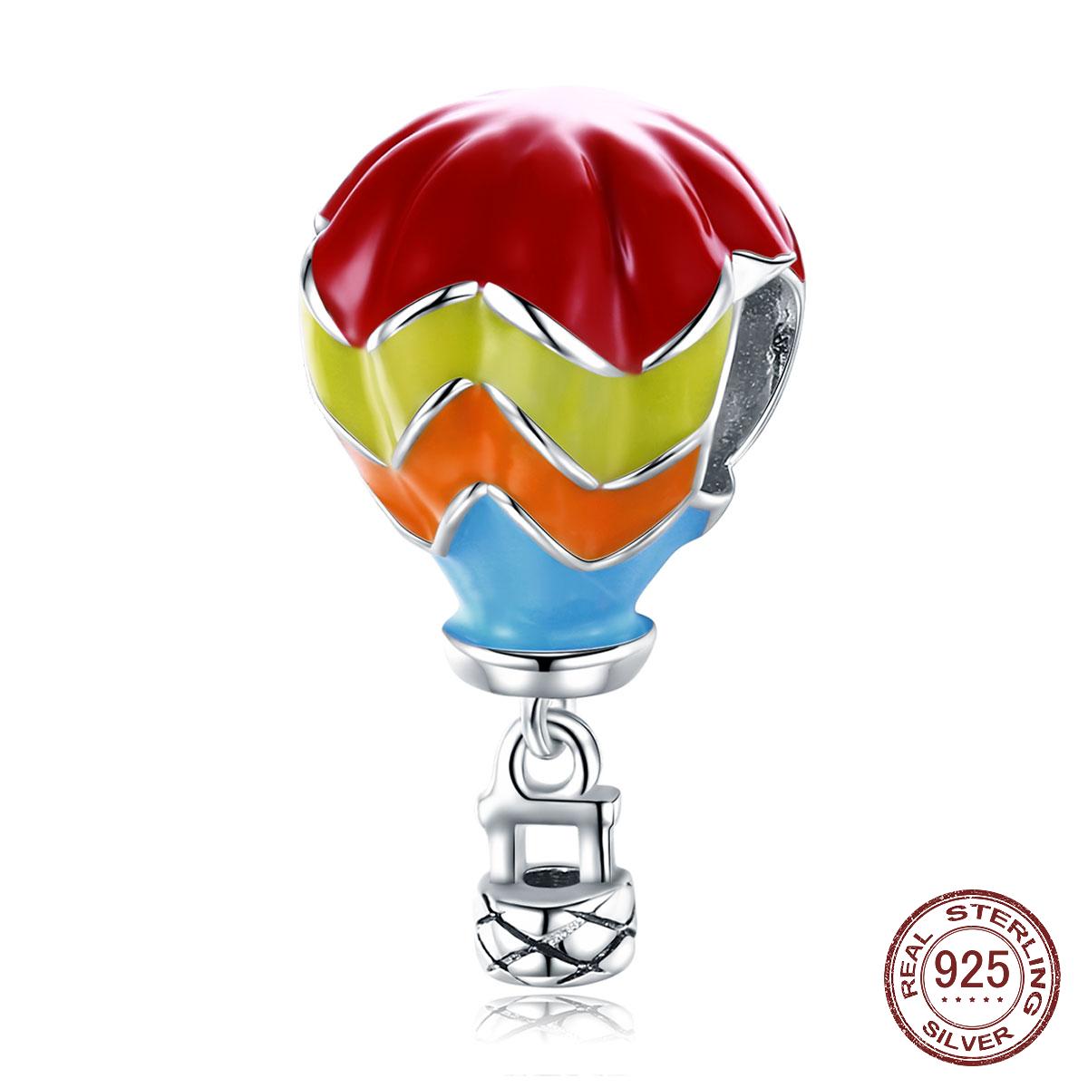 

925 стерлингового серебра турецкий воздушный шар Турция Мяч Эмаль Бусины подходят Шарм Браслеты Ювелирные изделия