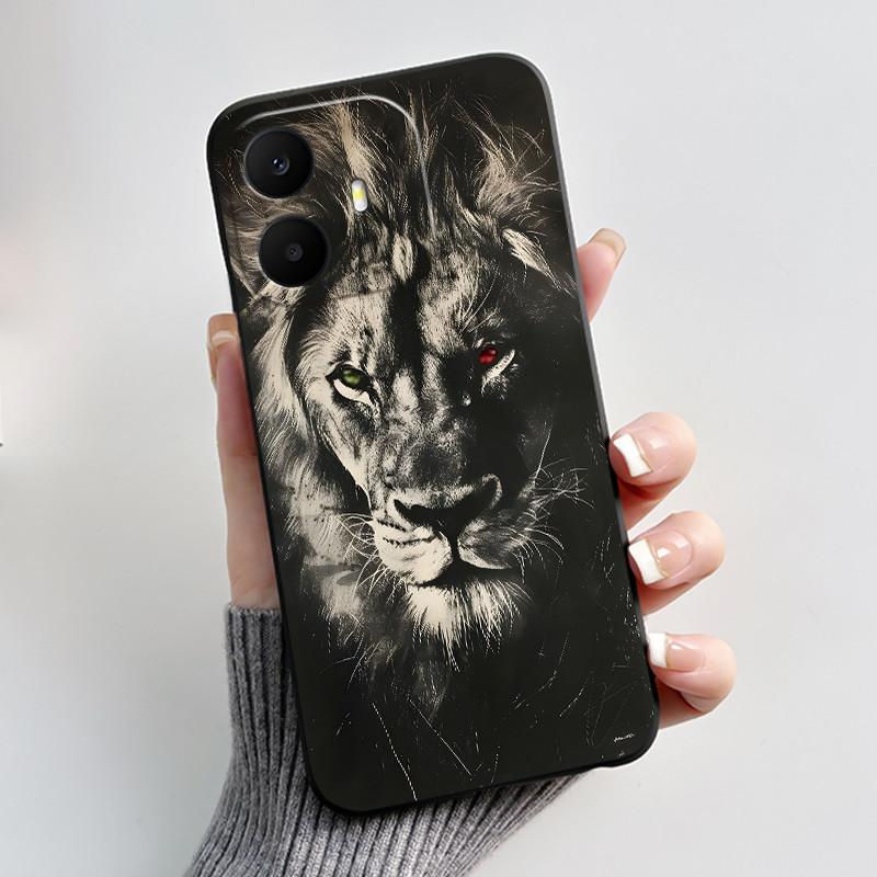 Pro pouzdro TCL K70 Roztomilé Srdíčko Králík Černé Měkké Silikonové Ochranné Zadní Kryt Pro Telefon TCL K70 Power SE TCLK70 4G 5G