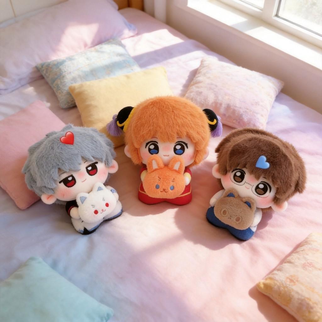 Gintama Plush Doll With Cotton Filling For Collectors And Kids