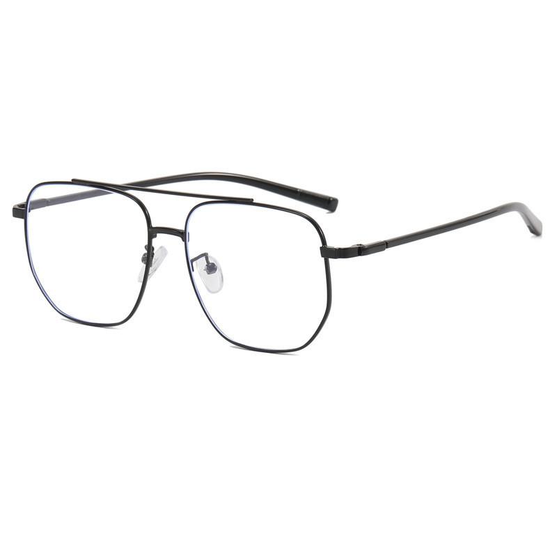 Blue Light Blocking Glasses Women Men With Metal Frame Polished Finish For Office And Casual Wear