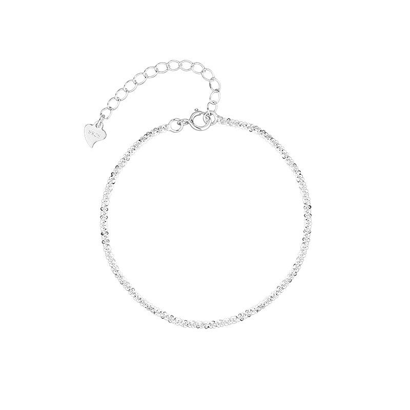 

New 925 Sterling Silver Gypsophila Adjustable Bracelet & Bangle For Women Fine Fashion Jewelry Wedding Party Gift серебряный