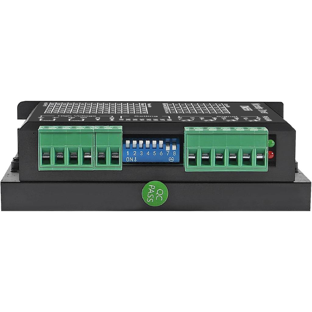 2Pcs TB6600 5A Stepper Motor Driver DC12-48V CNC Controller Nema 23 Nema17 Series Stepper Motor Single Axes 1 Phase Hybrid Metal Case CNC Engraving