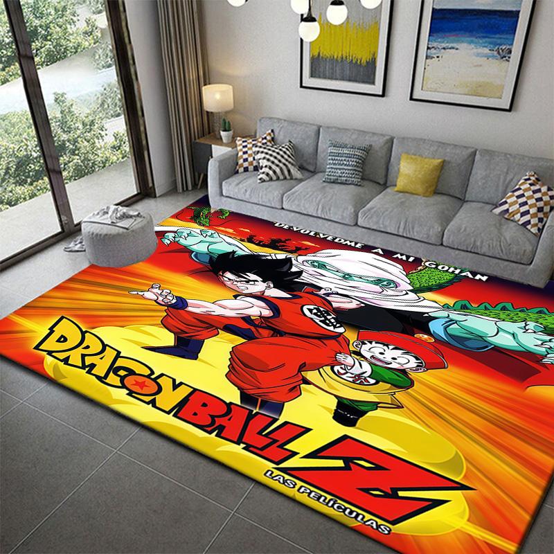 

Dragon Ball 4 Star Ball Pattern Area Carpetanime soft washable cartoon floor carpet 60x90cm