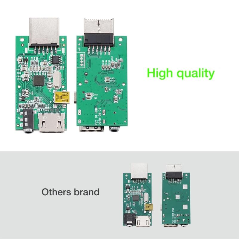 High Clear HDTV Converter Adapter With 3.5mm Port For Modern Monitors And TV Simple Installation