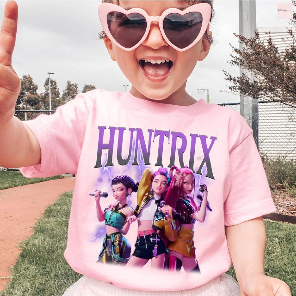 Рубашка для девочек Huntrix, Футболка Huntrix Demon Hunters, Унисекс футболка Mira Rumi Joey XL