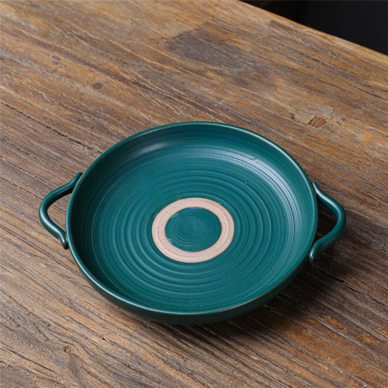 Ceramic Cup Rice Bowl Set, One Person Food, Japanese-Style Household Tableware, Plates, Dishes, Dishes, Retro Western Tableware