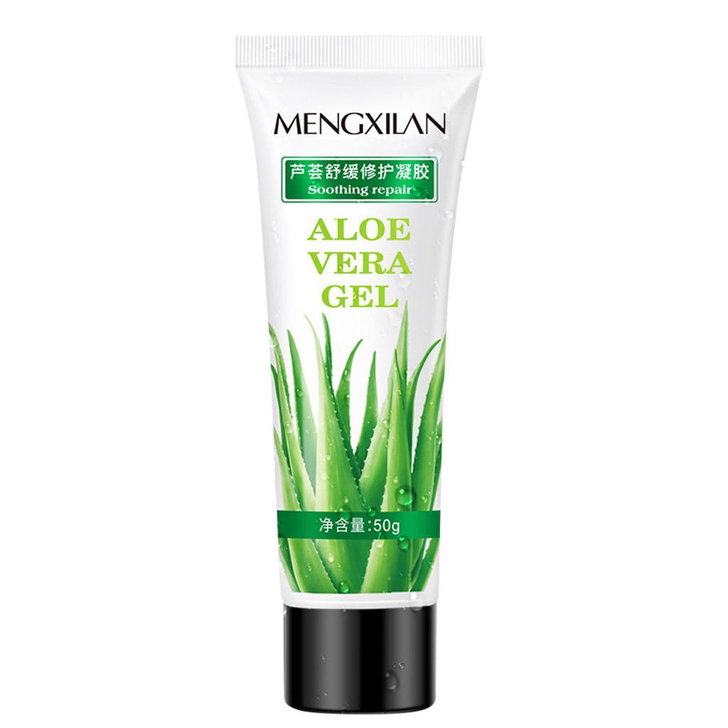 homemade hand cream with aloe vera