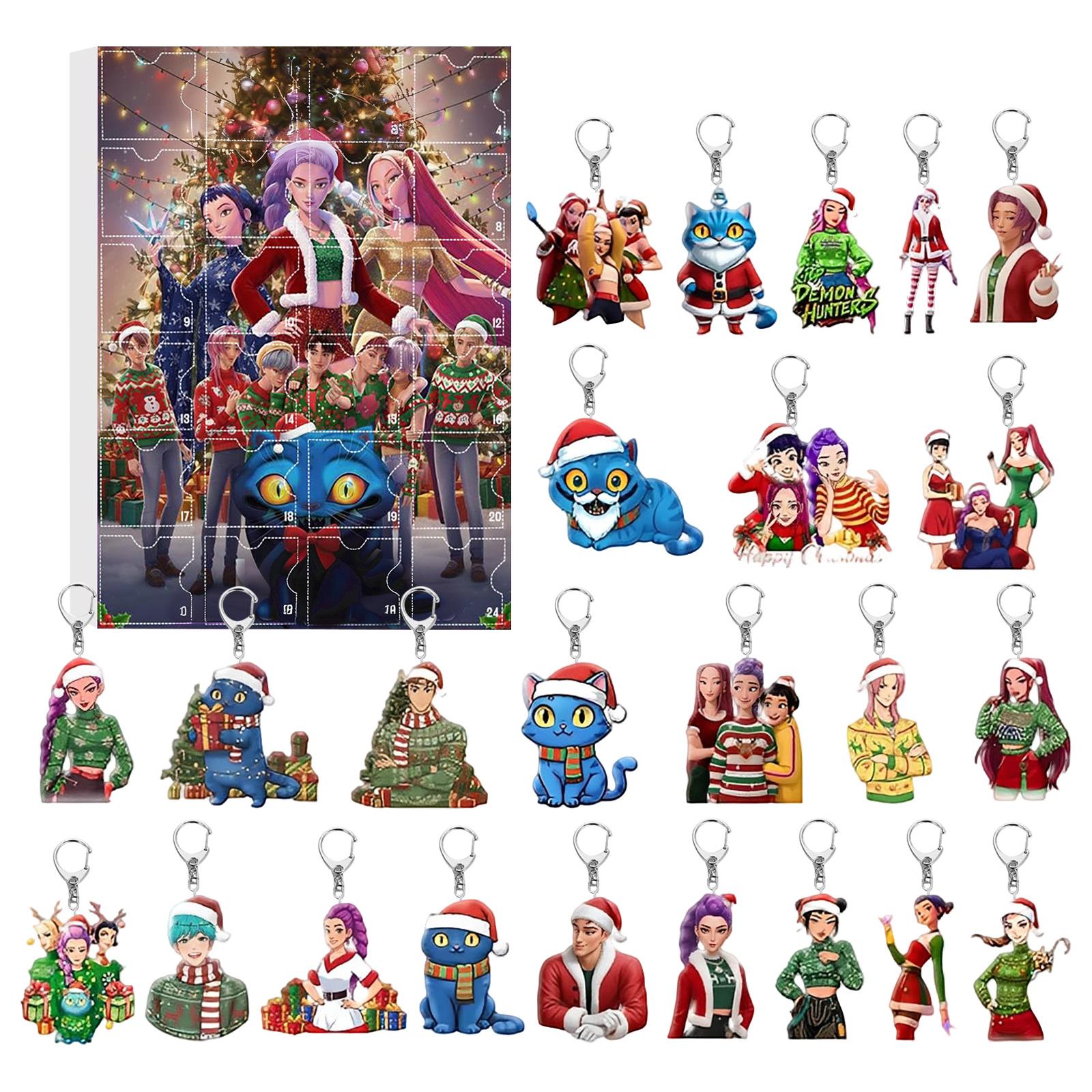 

2D Acrylic Flat Mystery Box, Containing 24 Pendants, Perfect As A Holiday Gift. One Size