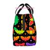1pc, Colorful Butterfly Pattern Printed Thermal Bag, Insulation Bag, Insulated Bag, No Food Contact, Suitable for Home, Restaura