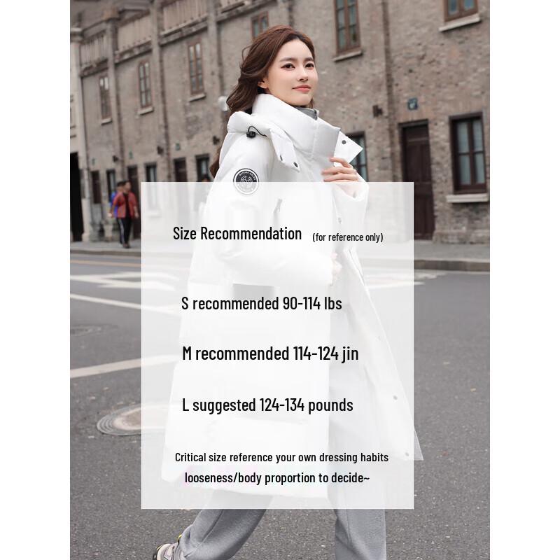 YAYA Women's Fashion Hooded Mid-length Down Jacket