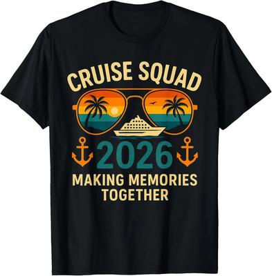 Kreuzfahrt-Crew 2026 Familienurlaub Passendes Gruppen-Sommergeschenk Unisex T-Shirt