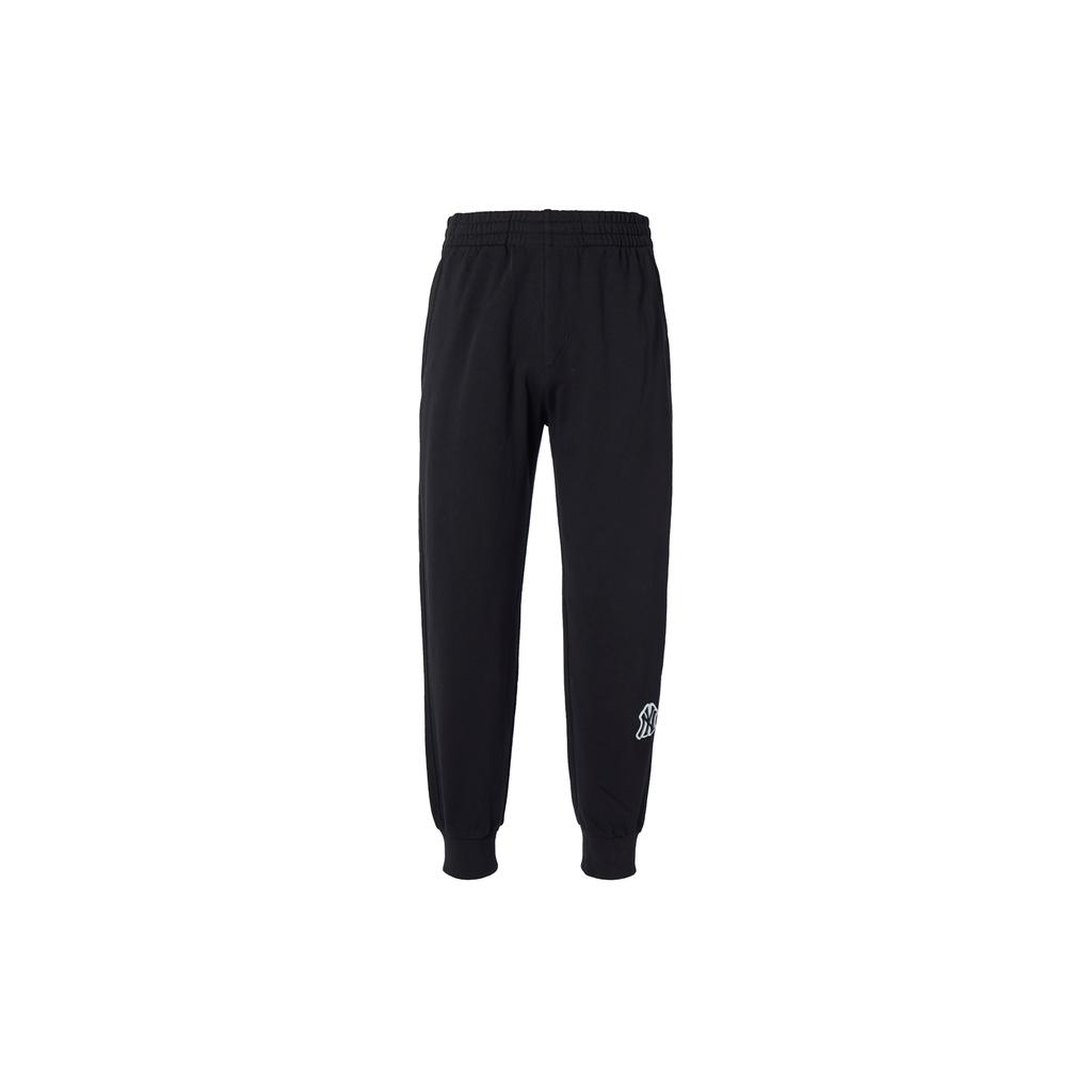 New MLB Knitted Sweatpants Unisex Black 3APTB0231-50BKS