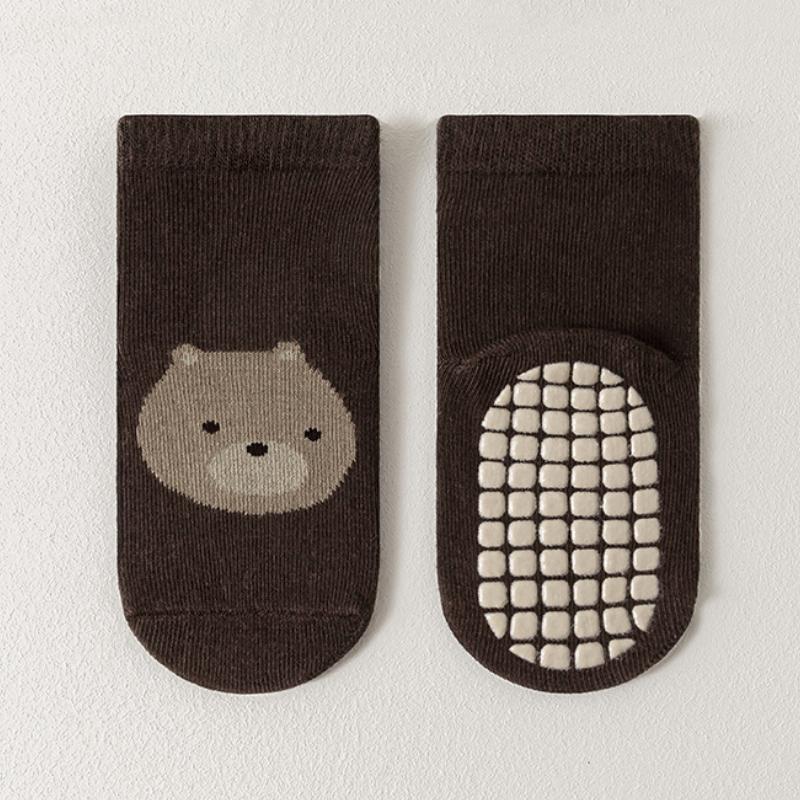 Baby Girls Socks Anti Slip Cotton Print Non-slip Toddler Floor Socks for Boys Cartoon Kids 0-5Years Autumn Winter