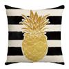 Pillow Summer Plant Pineapple Flamingo Print Car Cushion Bedside Cushion Linen Pillow Cover
