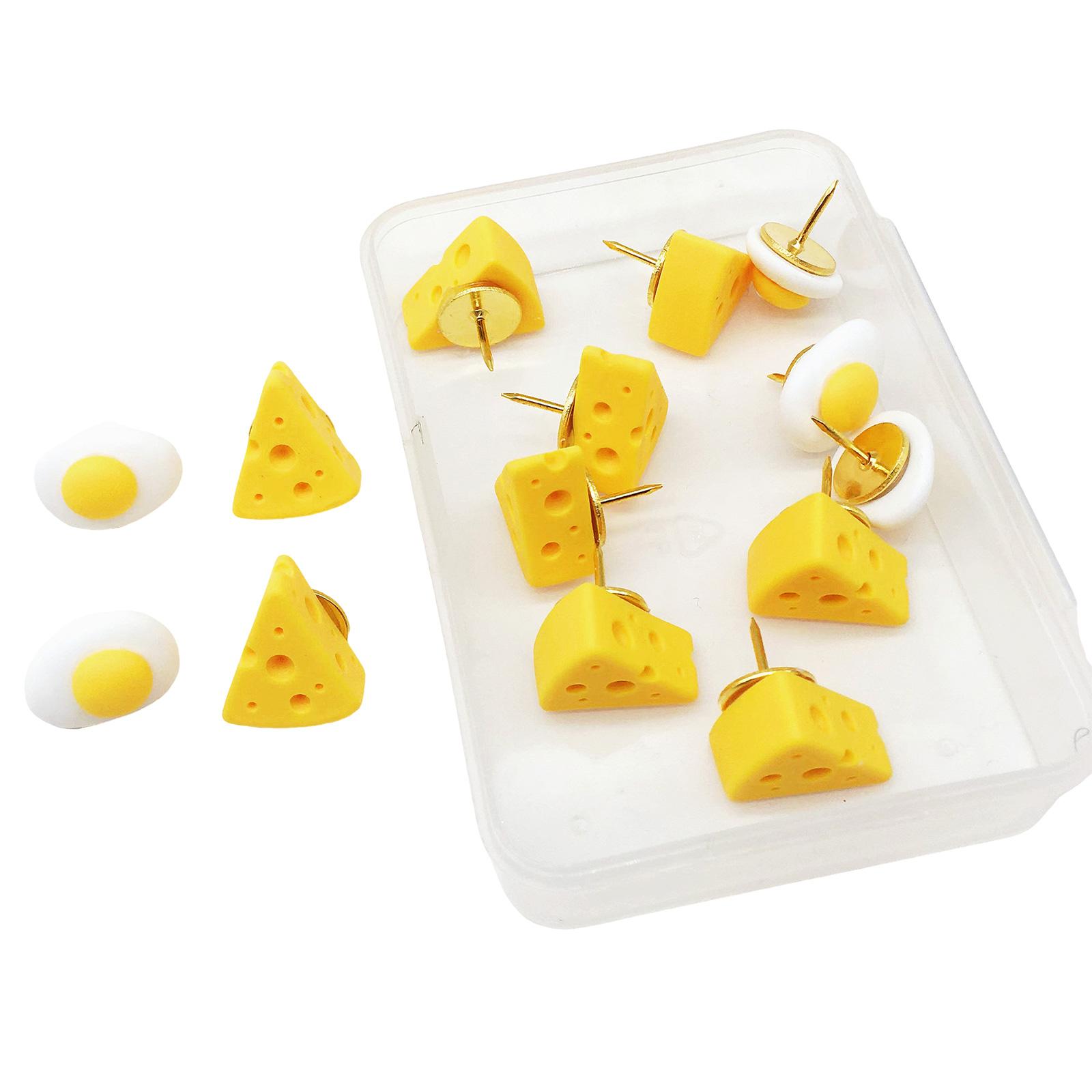 

20 шт. кнопок в форме сырных яиц, пробковые кнопки для доски объявлений, декоративные кнопки для карт, для подвешивания фотографий