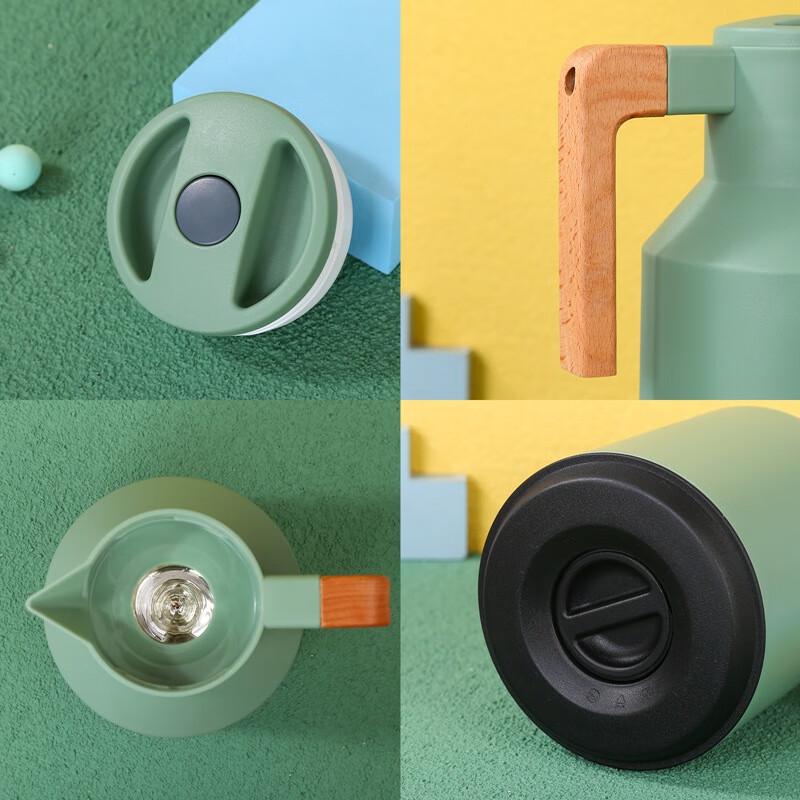 Vacuum Insulated Pot with Wooden Handle