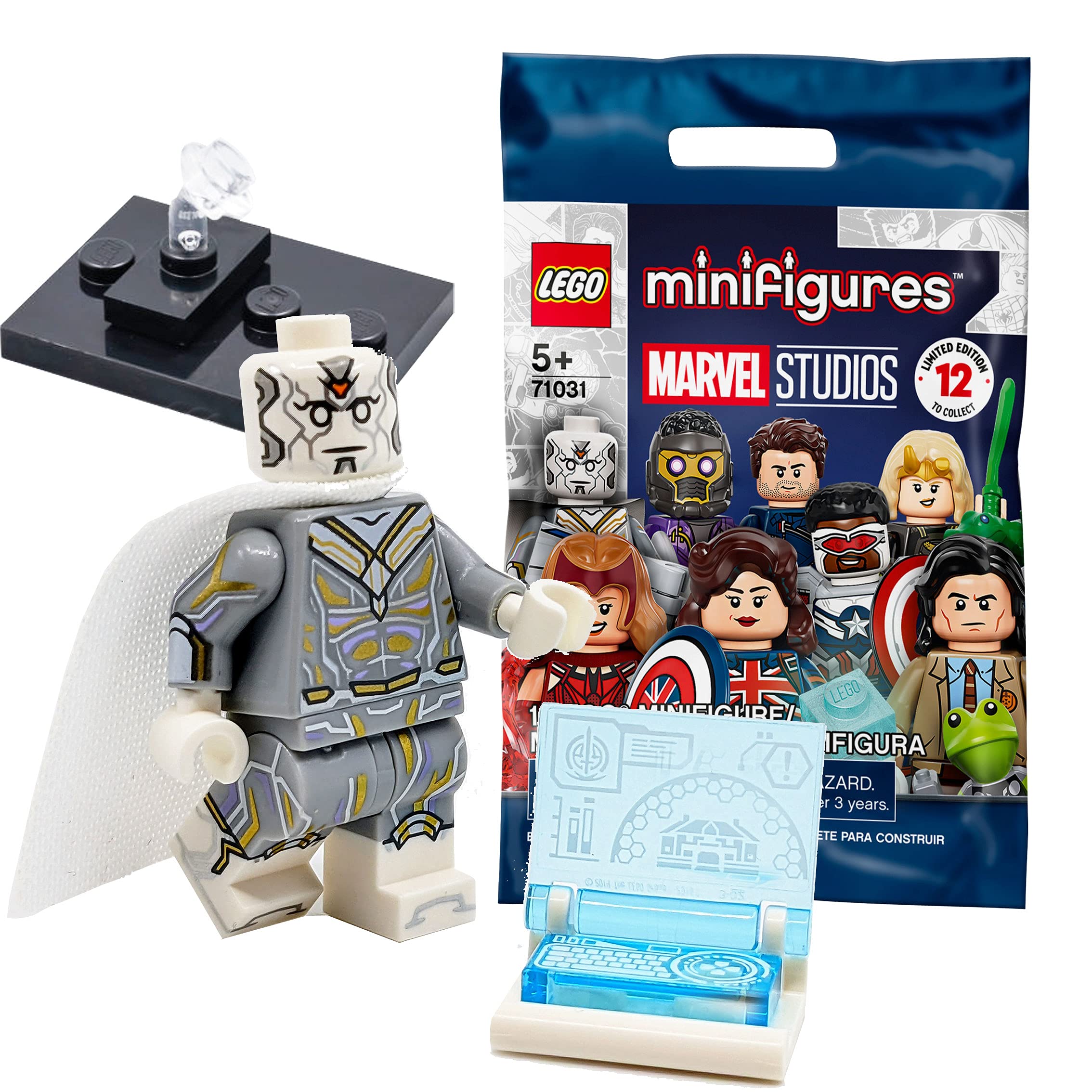

Минифигурка LEGO Marvel Studios Белый Вижен (71031-2)