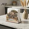 Unique Wooden Gift for Teachers And Nurses Rustic Napkin Holder, Octopus/Bird/Goose/Turtle/Black Bear/Elephant Pattern, Compact Tissue Sturdy