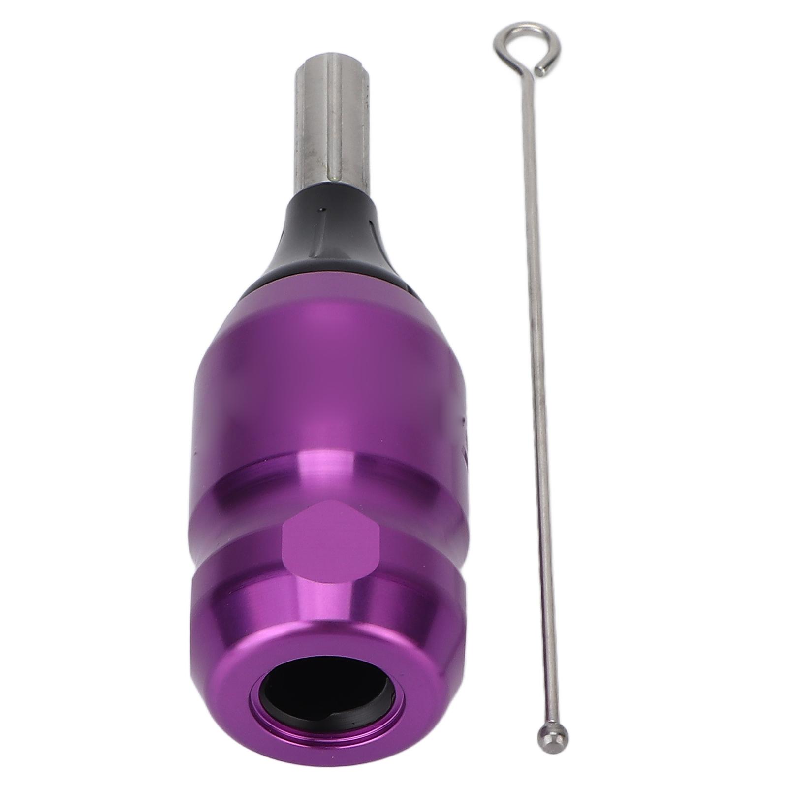Алюминиевый картриджный держатель для тату-машинки, регулируемая длина иглы, ручки-держатели с 95 мм Purple