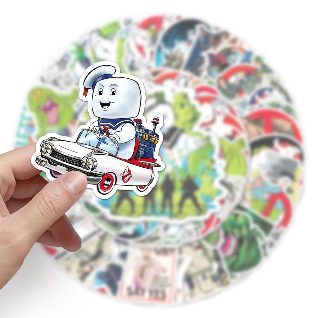 Ghostbusters Graffiti Stickers: 50 Creative DIY Laptop & Suitcase Decals