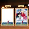 23cm/9.06in Inuyasha 3D Anime Motion Night Light Painting Table Lamps Ge Wei Peripherals Bedroom Desk Collectible Birthday Gifts