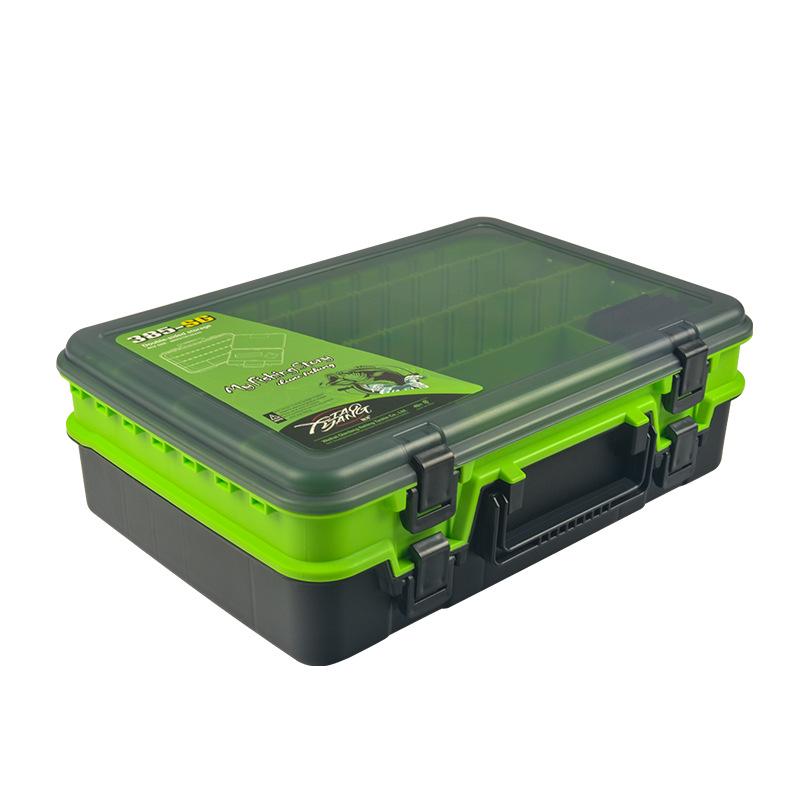 Large Double-Layer Portable Lure and Tool Box: Multifunctional Fishing Gear and Accessories Storage