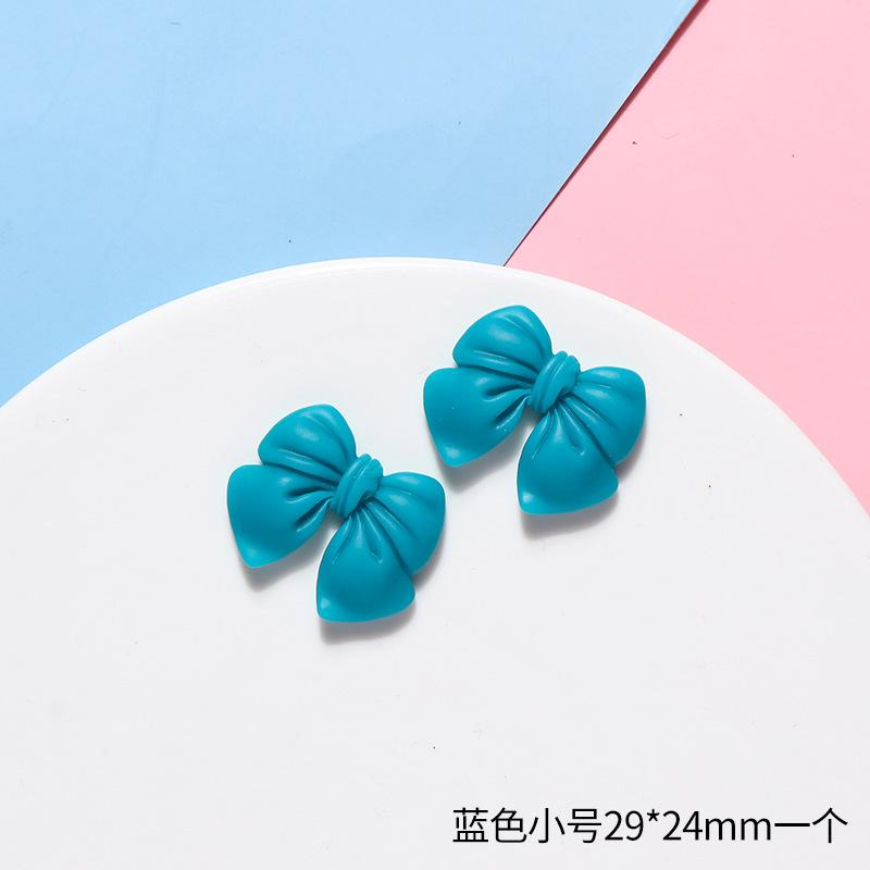 Simulation Bow Resin Accessories,10pcs Frosted Bow Tie DIY Handmade Mobile Phone Case Accessories,Material Package Accessories.