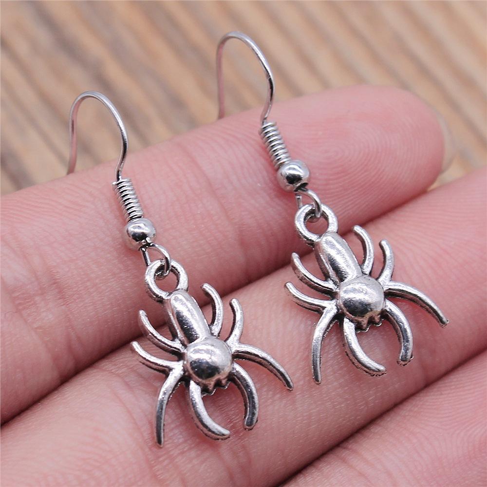 50 Styles Animal Pendant Dangle Earrings Drop Earrings Antique Silver Color Plated Unicorn Horse Elephant Snake Tiger Earrings