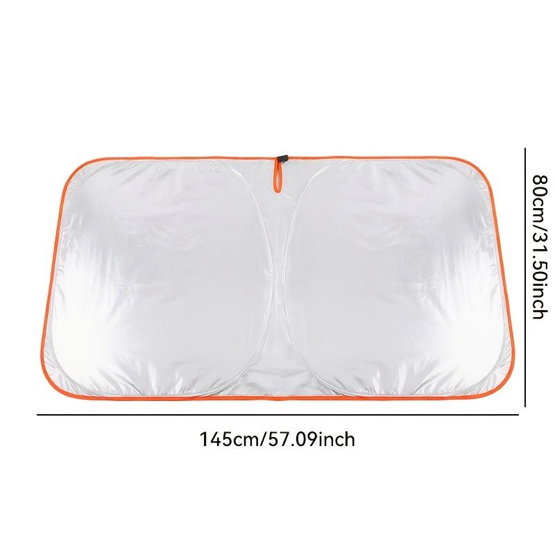 2026 New Portable Thermal Insulation Sunshade, One-Piece Car Sun Visor, Is a Titanium Silver Upgraded Thickened Sunshade Specially Designed