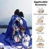 Space Adventure Friends Blanket Soft Throw Blanket For Home Bedroom Bed Sofa Travel Office Solid Christmas Blanket