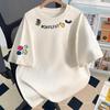 Unisex Harajuku T-Shirt aus reiner Baumwolle mit kurzen Ärmeln, einzigartiger lustiger Aufdruck, neues Sommer-Oberteil mit Rundhalsausschnitt