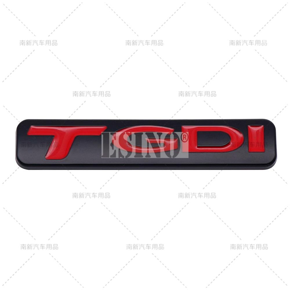 3D GDI TGDI Car Trunk Metal Zinc Alloy Adhesive Badge Emblem Rear Body Tailgate Badge for Sonata IX35 Tucson Elantra