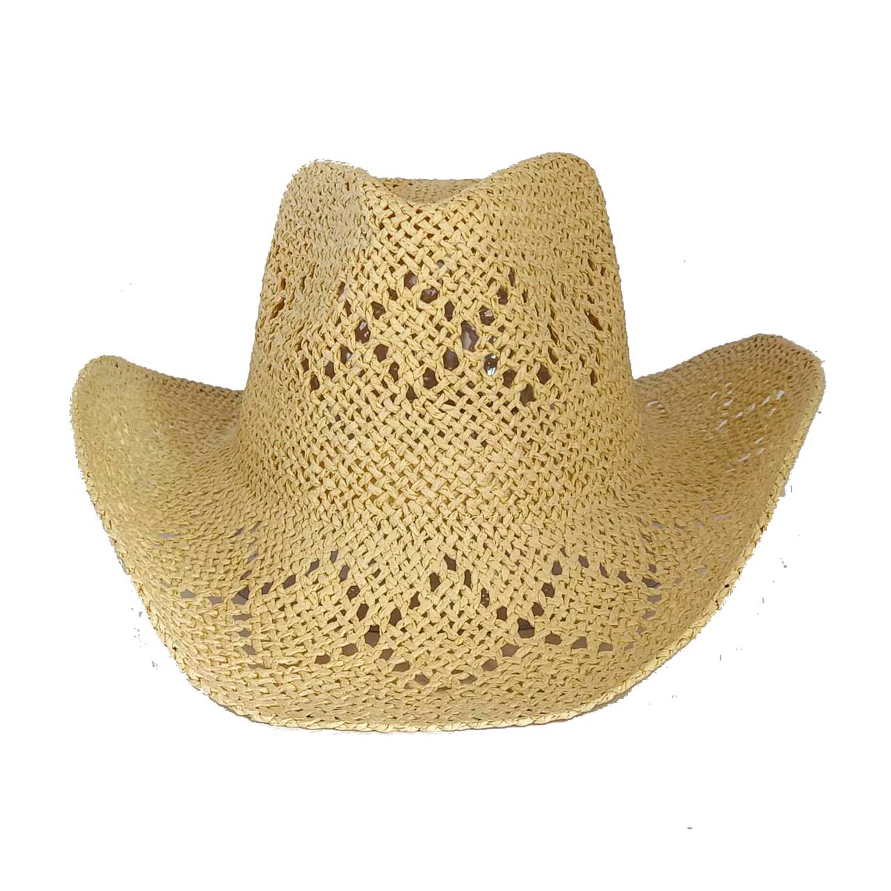 

Cowboy straw hat red hollow summer sun protection beach sun hat men and women cowboy hat sombrero cowboy M55-58cm