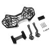 Motorcycle Front Headlight Mesh Grill Protective Cover Black Aluminium Alloy Replacement for Triumph Tiger 900 2020‑2021